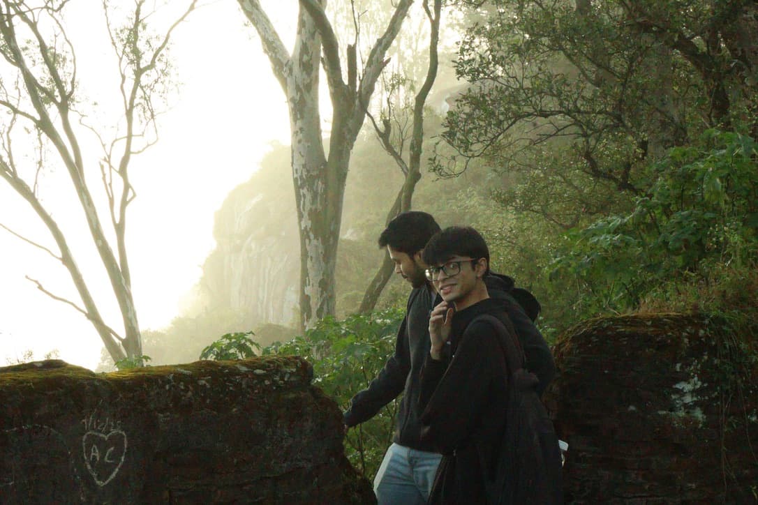 Trekking in the mountains